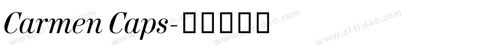 Carmen Caps字体转换